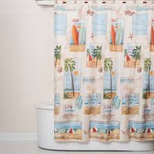 You might find your circular shower curtain poles online or in a home improvement store. Skl Home Beach Time 70 Inch X 72 Inch Shower Curtain Bed Bath Beyond