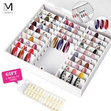 Ladymisty Fake Nail Tips Color Display Holder Nail Decoration Storage Box For Nail Art Decoration Container Display Nail Art Equipment Aliexpress Colored Nail Tips Fake Nails Nail Decorations
