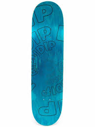 Moose skateboard deck antlers blue. Ripndip Psychedelic Print Wooden Skateboard Deck Farfetch
