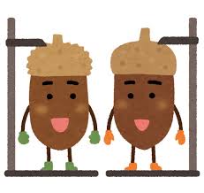 どんぐりの背比べのイラスト | かわいいフリー素材集 いらすとや