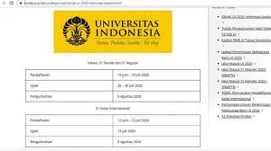 Check spelling or type a new query. Catat Ini Jadwal Pendaftaran Dan Ujian Simak Ui 2020 Tak Diterima Snmptn Masih Ada Kesempatan Warta Kota