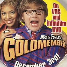 2002, Austin Powers Goldmember Promo 3" Pin Button Beyonce Mike Myers