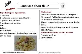 1 chou fleur 4 pommes de terre 500 gr de coulis de tomates 1/2 c.à.c d'ail semoule 1/2 c.à.c de avec la recette chou fleur bolognaise avec cookeo, faites ce délicieux plat pour toute la famille et. Saucisses Chou Fleur Au Cookeo Une Recette Rapide