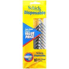 Moreover, a disposable shaver is a convenient option, especially for those who have just started shaving. Schick Schick Disposable Razors Twin Blades Razor Massgenie Com