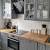 Dark Grey Grey Kitchen Cabinets