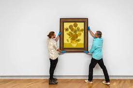 A collection of the top 27 van gogh sunflowers wallpapers and backgrounds available for download for free. Flying Sunflowers The Logistical Secrets Of The Nga S Botticelli To Van Gogh Blockbuster Culture The Guardian