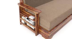 Browse our great prices & discounts on the best living room sofa sets. Urban Ladder Mahim Sofa Cum Bed Colour Two Tone Brown Arm With Storage Amazon In Home Kitchen