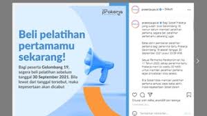 Namun, kabar tersebut rupanya tak benar dan dibantah oleh pihak manajemen kartu prakerja. 4rqjedu0zr6rsm