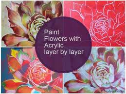 Check spelling or type a new query. How To Paint Flowers With Acrylics Step By Step Hens And Chicks