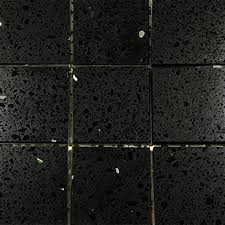 Free postage on all samples. Black Quartz Mosaic Tiles 48mmx48mm Squares Tilesporcelain