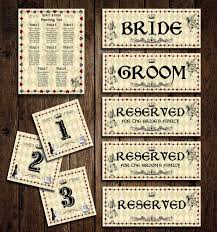 Printable Alice In Wonderland Wedding Seating Chart Diy