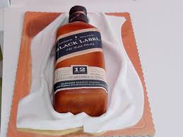 Black Label Cake Whiskey Cake Bottle Cake Beer Cake