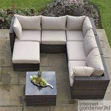 maze rattan london outdoor corner sofa set internet gardener