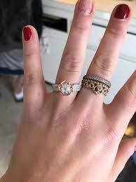 Enchanted Disney Belle 1 1 4 Ct T W Diamond Rose Frame Engagement Ring In 14k Two Tone Gold Zales Engagement Rings Disney Engagement Rings Dream Engagement Rings