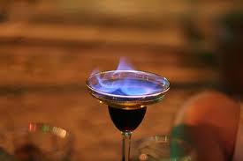 The fact that it was originally conceived as a vietnamese colonial restaurant and cocktail bar adds to its unique character and charm amongst the glut of generic bars in the capital. Flaming Ferrari Drink