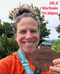 What was your experience like running a marathon for the first time?