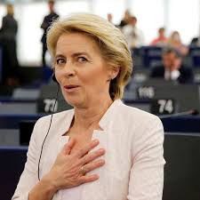 ˈʊʁzula fɔn dəɐ̯ ˈlaɪən (listen); German Defense Minister Ursula Von Der Leyen Wins Vote For European Commission President Wsj