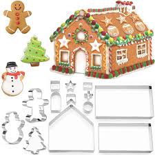 Config ultra regular lowercase n cookie cutter · you may also like · more from this collection. N Aa Olywee 13 Pieces Christmas Gingerbread House Cookie Cutters Set For Baking Christmas Cookie Cutter 3d Stainless Steel Gingerbread Man Snowman Christmas Tree Amazon De Kuche Haushalt