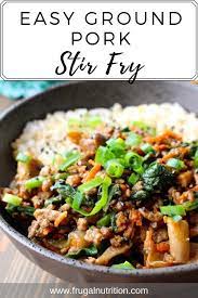 Easy Ground Pork Stir Fry Recipe Ground Pork Recipes Pork Recipes For Dinner Pork Stir Fry Recipes