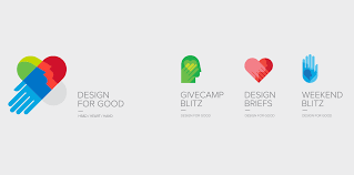Design For Good Logo Identity System On Behance By Michael Nykamp Identity Logo Cool Logo Branding Design Logo