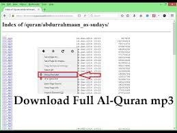 How To Download Murattal Al Quran Mp3 Full 30 Juz The Best Way Quranicaudio Youtube