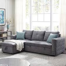 Indiamart > living room & plastic furniture > furniture sofa > l shape sofa set. Amazon Com Sectional Sofa Sleeper Sofa Bed L Shape Corner Sofa Couch With Storage And Nailhead For Living Room 3 Seat Sectional Sofa Set Can Convertible Into A Bed Futon Couch With Reversible Chaise