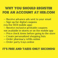Heb Com Digital Coupons Heb Coupons Printable Coupons