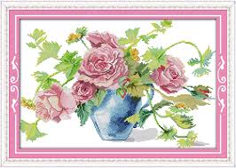 Maybe you would like to learn more about one of these? Blossom Roses Cross Stitch Kit Flower 14ct Printed Fabric Canvas Stitching Embroidery Diy Handmade Needlework Handmade Needlework Embroidery Diycross Stitch Kits Aliexpress