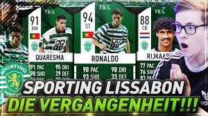 Видео, интервью и статистика 2021. Die Vergangenheit Von Sporting Lissabon Fifa 18 Ultimate Team Ft Ronaldo Quaresma Co Youtube