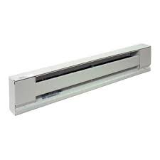 While most baseboards consist of a single board, elaborate baseboards can in most installations, baseboard will cover every linear foot of wall space with the exception of door jambs. Tpi H2906036sw Slim Contoured Electric Convection Baseboard Heater 600 Watt At 240 Volt 450 Watt At 208 Volt White