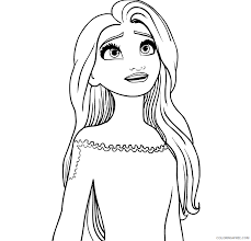 Printable frozen elsa and anna coloring page. Ana Frozen 2 Coloring Pages Printable Sheets Elsa From Frozen 2 Coloring 2021 A 5679 Coloring4free Coloring4free Com