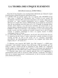 La teoria dei cinque elementi è uno dei pilastri del pensiero cinese, di cui si avvale anche la medicina tradizionale. La Teoria Dei Cinque Elementi Pdf