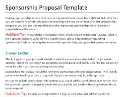 Free Sponsorship Proposal Template For Pdf | Word | Hubspot