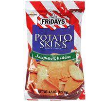 T G I Friday S Jalapeno Cheddar Potato Skins Snack Chips 4 5 Oz Bags Snack Chips Snacks Potato Skins
