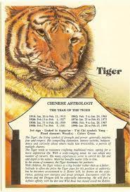 Chinese Astrology Tiger Chinese Astrology Tiger Zodiac Astrology