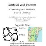 Mutual Aid Forum: Community Food Resilience
