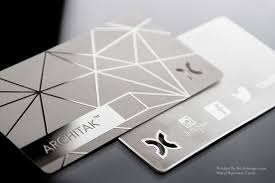 Steel is a symbol of reliability, strength, and stability. Stainless Steel Business Cards