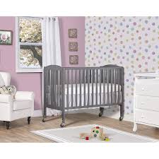 Dream On Me Folding Full Size Convenience Crib In Storm Grey In 2020 Cribs Baby Nursery Furniture Nursery Furniture