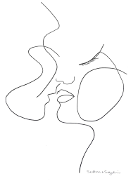 Eyeline Sefton Segedin Line Art Drawings Abstract Face Art Abstract Line Art