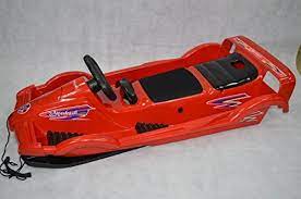 alpengaudi 2 sitzer alpen double race schlitten bob rodel lenkrodel rot toy toys and games gaudi alpen schlitten