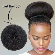 Diane Jumbo Hair Donut Black 5 5 Inch Natural Hair Bun Styles Hair Donut Natural Hair Styles