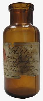 Many poison bottles from the late 1800s through the early 1900s feature a quilted or spiked pattern and, sometimes, included the word poison. Prescription Bottle Png Old Medicine Bottle Png 733x1830 Png Download Pngkit