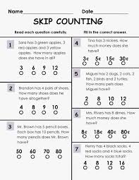 The Best Of Teacher Entrepreneurs Math Lesson Skip Counting Packet 2s 3s 5s 10s And 100s Worksheet Printables Skip Counting Word Problems Math Lessons