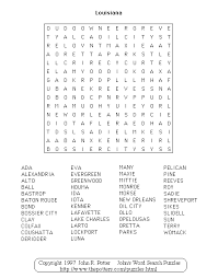 In penny dell word search, your computer becomes the pencil and the eraser. John S Word Search Puzzles Louisiana Word Find Kids Word Search Word Search Puzzles