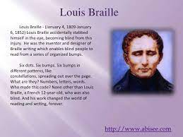 Did louis braille loss an eye? Rick Brutti On Twitter Louis Braille Died 66 Years Ago Today In Paris France Age 43 Blind Since The Age Of Three He Created The Braille Reading System For The Blind Https T Co Rsi2dnppi1