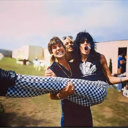 Ozzy Osbourne, Vince Neil and Tommy Lee, 1984