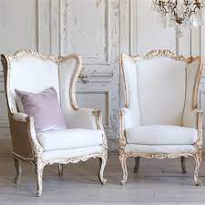 Eloquence French Country Style Vintage Bergeres With Burlap Backing Set Of 2 French Country Furniture Country Furniture French Country Rug