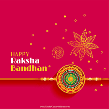 Happy raksha bandhan 2021 wishes images, quotes, photos, messages, status: Happy Raksha Bandhan 2021 Image With Name Create Custom Wishes