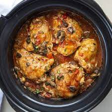 Slow Cooker Chicken Cacciatore Recipe Slow Cooker Recipes Healthy Chicken Slow Cooker Chicken Chicken Slow Cooker Recipes