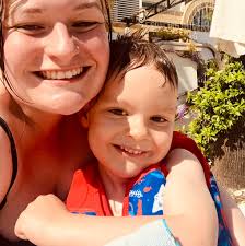 What a difference four years makes! Our Maisie was born